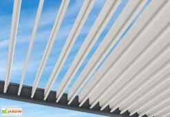 Pergola Bioclimatique En Aluminium Lames Orientables Ombréa - 12 M² 10 Pergola Bioclimatique En Aluminium Lames Orientables Ombréa - 12 M² -Abriet Mobilier Soldes Boutique toiture lames orientables blanches pergola ombrea 15 728226