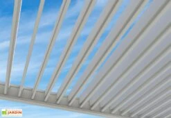 Pergola Bioclimatique Ombréa En Aluminium 3 X 4 M Autoportée - Gris Perle -Abriet Mobilier Soldes Boutique toiture lames orientables pergola bioclimatique ombrea 15 728318