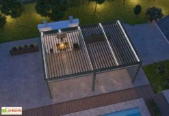 Pergola Bioclimatique Ombréa En Aluminium 4 X 6 M Autoportée - Anthracite 11 Pergola Bioclimatique Ombréa En Aluminium 4 X 6 M Autoportée - Anthracite -Abriet Mobilier Soldes Boutique toiture ouverte pergola bioclimatique 4x6 anthracite ombrea 15 728783