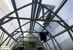 Serre De Jardin En Polycarbonate Et Acier Galvanisé -Abriet Mobilier Soldes Boutique toiture serre polycarbonate