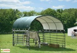 Toiture Souple Pour Enclos Animaux En Polyéthylène 13,7 M² -Abriet Mobilier Soldes Boutique toiture souple enclos animaux polyethylene
