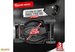 Tondeuse électrique 1300 W + Coupe-bordure électrique 250 W -Abriet Mobilier Soldes Boutique tondeuse electrique 1300w elem garden tde3213cb22 coupe 32cm