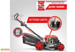 Tondeuse Thermique Autotractée 173 CC Démarreur électrique – 50 Cm -Abriet Mobilier Soldes Boutique tondeuse thermique elem garden ttac51t173es 23 nettoyage carter