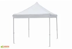 Tonnelle Pliante En Acier Et Polyester 9 M² Blanc