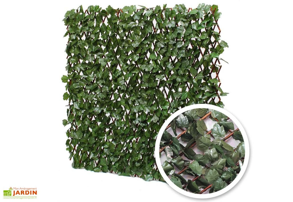 Haie Artificielle De Lierre - Treillis Extensible (pls Dim.) 1 Haie Artificielle De Lierre - Treillis Extensible (pls Dim.)