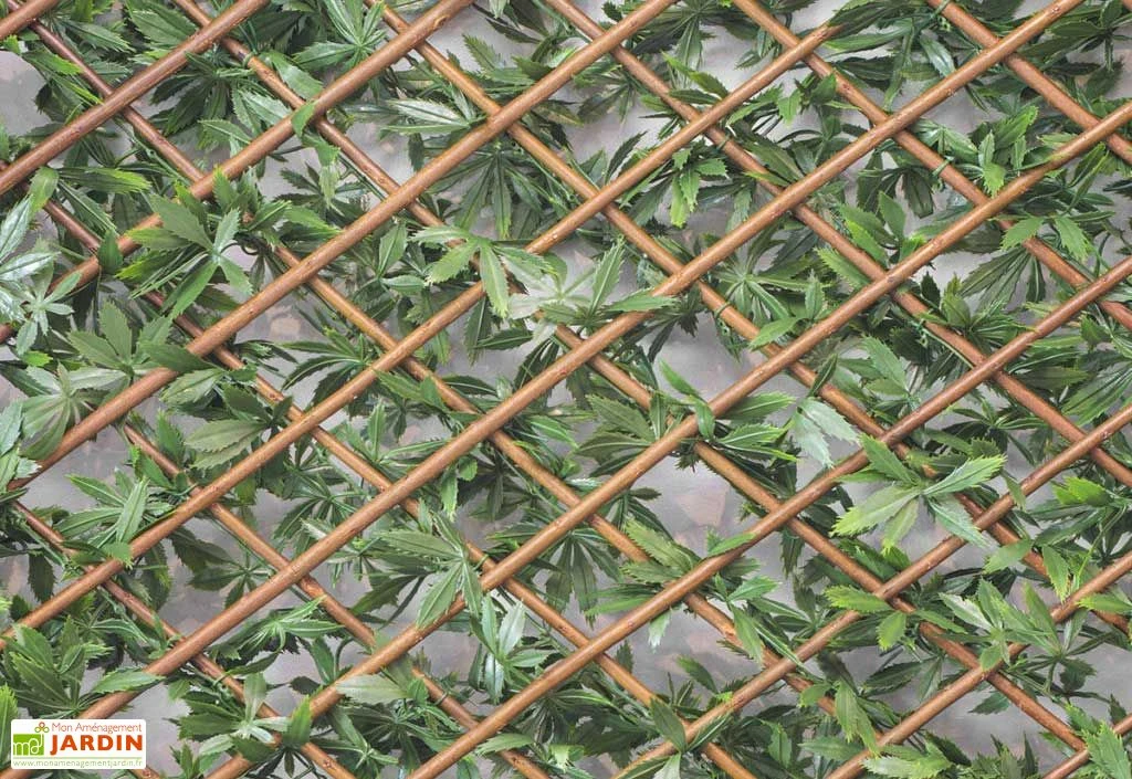 Haie Artificielle De Vigne Vierge - Treillis Extensible (pls Dim.) 2 Haie Artificielle De Vigne Vierge - Treillis Extensible (pls Dim.) – Image 2