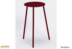 Tabouret De Jardin En Métal – 32 X 32 Cm -Abriet Mobilier Soldes Boutique trepied laorus 06