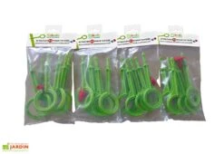 Tuteur Avec Attaches Mikado Vert Anis 150 Cm (Lot De 6) -Abriet Mobilier Soldes Boutique tuteurs tomate 150cm plastique mikado france attaches anis