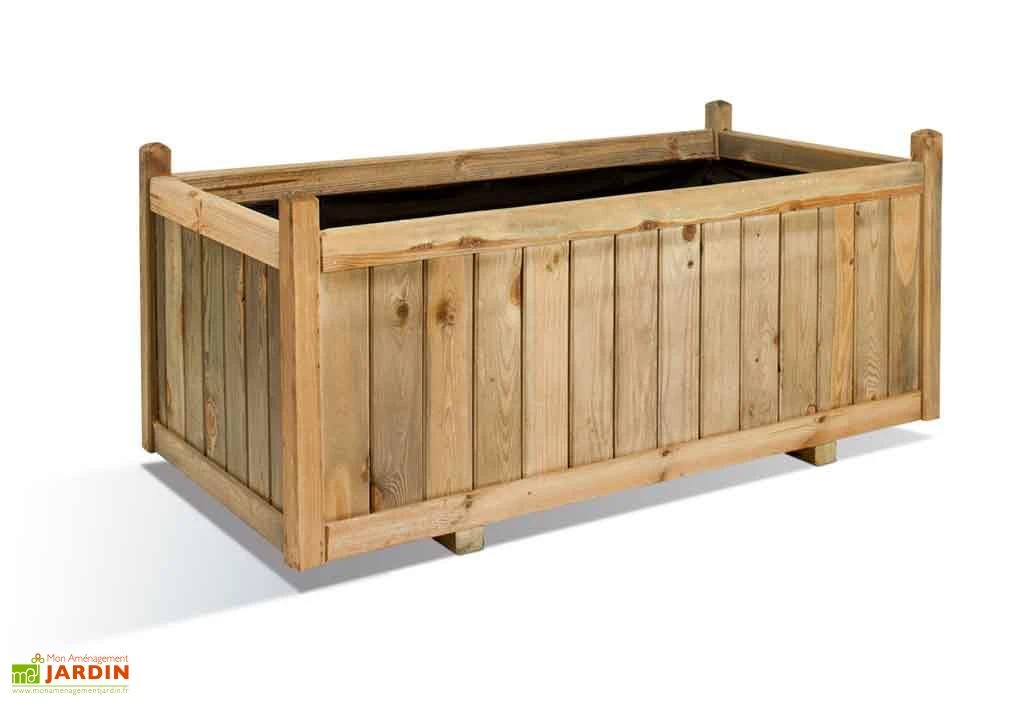 Bac à Fleurs Vendôme 120 Maxi Volume (120x60x50) 1 Bac à Fleurs Vendôme 120 Maxi Volume (120x60x50)