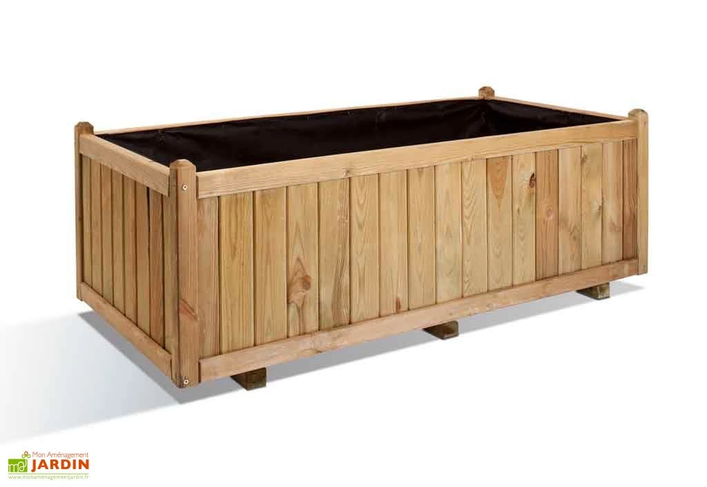 Bac à Fleurs Vendôme 140 Maxi Volume (140x70x50) 1 Bac à Fleurs Vendôme 140 Maxi Volume (140x70x50)