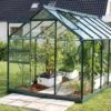 Serre De Jardin En Verre Trempé Lams 7,3 M² - Allium Vert