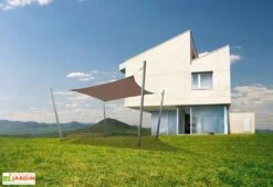 Voile D'ombrage Carrée 4 X 4 M - Ingenua Solidum 9 Voile D'ombrage Carrée 4 X 4 M - Ingenua Solidum -Abriet Mobilier Soldes Boutique voile ombrage ingenua 2 1