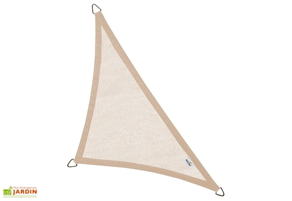 Nesling Voile D’ombrage Triangulaire En Polyéthylène Coolfit – 5 X 7,1 M 1 Nesling Voile D’ombrage Triangulaire En Polyéthylène Coolfit – 5 X 7,1 M