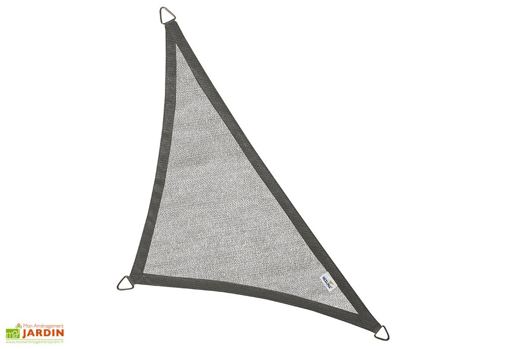 Nesling Voile D’ombrage Triangulaire En Polyéthylène Coolfit – 5 X 7,1 M 3 Nesling Voile D’ombrage Triangulaire En Polyéthylène Coolfit – 5 X 7,1 M – Image 3