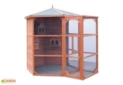 Volière Hexagonale Chardonneret 9 Volière Hexagonale Chardonneret -Abriet Mobilier Soldes Boutique voliere poh23