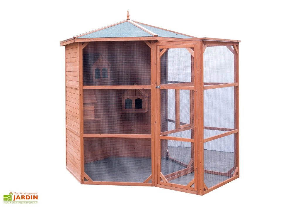 Volière Hexagonale Chardonneret 5 Volière Hexagonale Chardonneret – Image 5