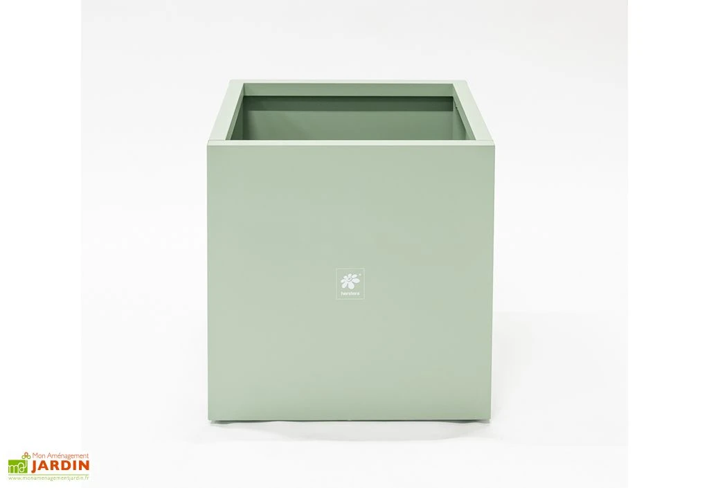 Jardinière Cube Vert Cactus En Métal Thermolaqué – 50 X 50 X 50 Cm 2 Jardinière Cube Vert Cactus En Métal Thermolaqué – 50 X 50 X 50 Cm – Image 2