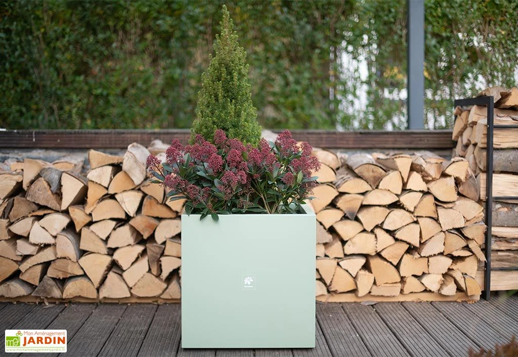 Jardinière Cube Vert Cactus En Métal Thermolaqué – 50 X 50 X 50 Cm 1 Jardinière Cube Vert Cactus En Métal Thermolaqué – 50 X 50 X 50 Cm